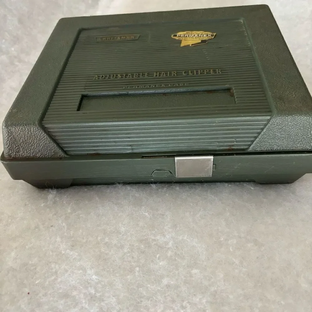 Craftsman Adjustable Hair Clipper In Permanex Case *Works*